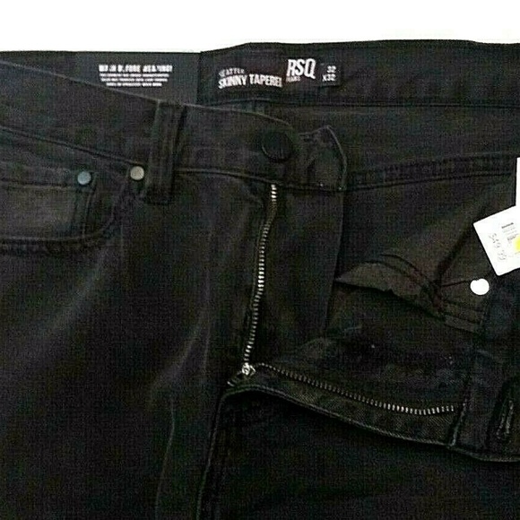 RSQ Men's Jeans Seattle Skinny Tapered Size 32x32 - Picture 5 of 8